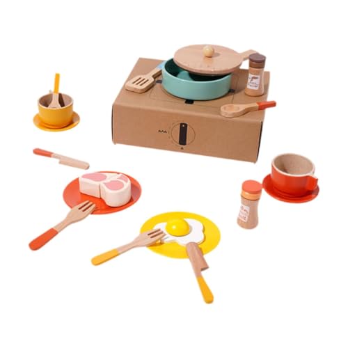 MagiDeal Kleinkinder, Rollenspiel zum Kochen, Spielzeug für die Küche, Kochpfanne, Spielset, Feinmotorik, Rollenspiele für Kinder, Rollenspiele für Jungen von MagiDeal