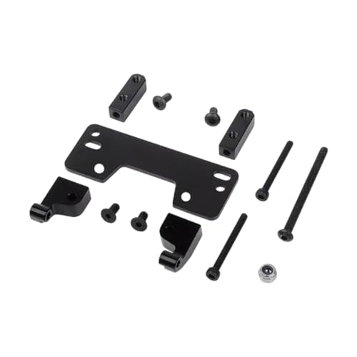 MagiDeal Kletterauto Servo Mount Bracket: 10 Ersatzteile RC Aluminium Servo Mount RC Car Axle Up Servo -Klammer für DIY -Accessoire -Auto von MagiDeal