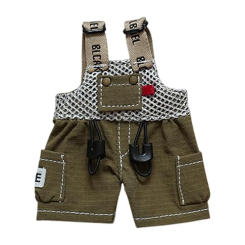 MagiDeal Mädchenpuppenkleidung, Puppenhosen, Mode Bildungsfomplizierte Foto -Requisiten für Kinder, DIY -Kleidungsstück Dress up Kostüme, Braun von MagiDeal