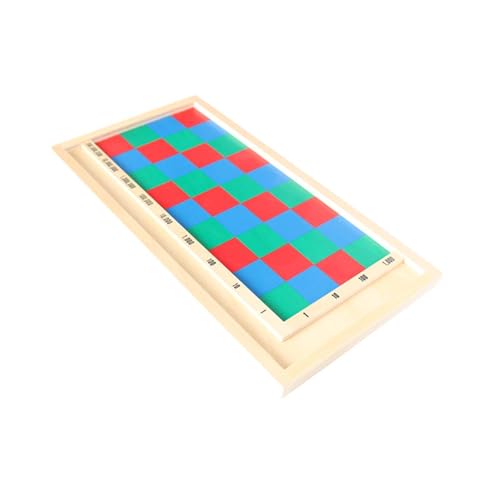 MagiDeal Mathematik-Lehrtafel, Lernspielzeug, Holz, Früherziehung, Mathematik-Lernspielzeug, Montessori-Spielzeug für Geschenke, Reisen, Kleinkinder von MagiDeal