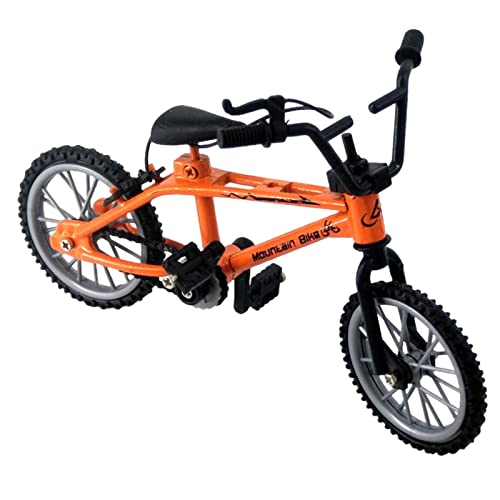 MagiDeal Mini Fahrrad Modell für Kinder Jungen Mini Fahrrad Spielzeug für Tortenaufsätze zu Hause, Orange von MagiDeal