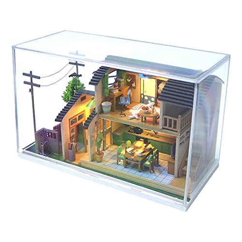 MagiDeal Miniatur Puppenhaus mit LED Licht Und Romantischen Möbeln für Kinder Und Freunde von MagiDeal