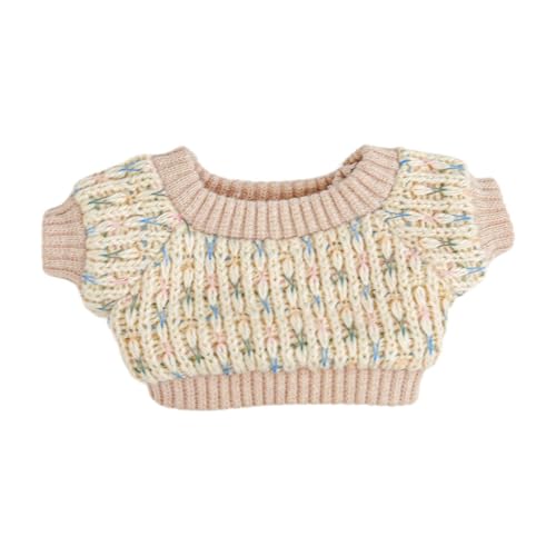 MagiDeal Modischer Puppenpullover, Verkleidung für Kindermode, Make Your Own Doll, Kostümzubehör für 17-cm-Puppe, Braun von MagiDeal