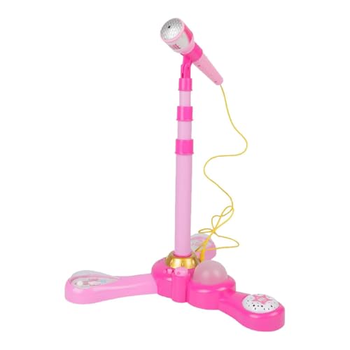 MagiDeal Musikspielzeug Mikrofonstand Kinder Karaoke Maschinengeschenk Party Spielzeug mit Basis Sing Mikrofonspielzeug für heutige Kinder Jungen und Mädchen von MagiDeal