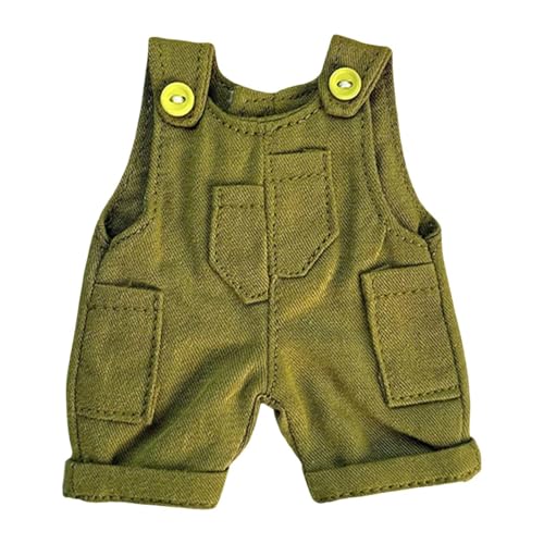 MagiDeal Overall für Bärenpuppen, Puppenkleidung, Plüsch-Puppenzubehör, abnehmbar, stilvoll für Kinder, Puppen-Outfits, Anziehsachen für 14 cm große Puppen, GrÜn von MagiDeal