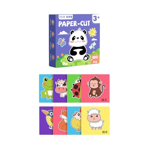 MagiDeal Papierschnitt-Set, Künstlerbedarf für Jungen und Mädchen, pädagogisches DIY-Handwerk, Papierhandwerk für Kinder, Geschenke für Mädchen und Jungen, MagiDeal Papierschnitt-Set, Künstlerbedarf für Jungen und Mädchen, pädagogisches DIY-Handwerk, Papierhandwerk für Kinder, Geschenke für Mädchen und Jungen, von MagiDeal