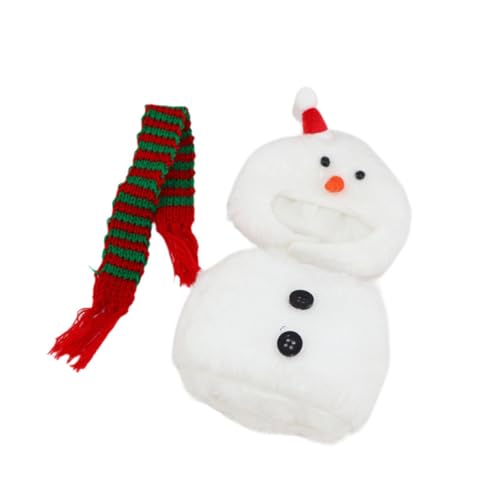 MagiDeal Plüschfigur Schneemann-Outfit Machen Sie Ihre eigenen Puppen DIY Pädagogisches Cosplay Anziehkleidung für die Fantasie 6,69 Zoll Hands on, mit Schal von MagiDeal