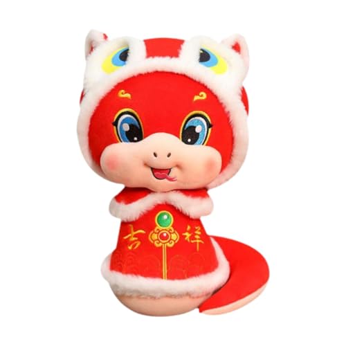 MagiDeal Plüschschlange zum chinesischen Neujahr, Schlangenfigur, Geschenk, Frühlingsfest, Stofftier, Schlangenpuppe, Spielzeug für Kinder, Kinderschrank, 16cm von MagiDeal