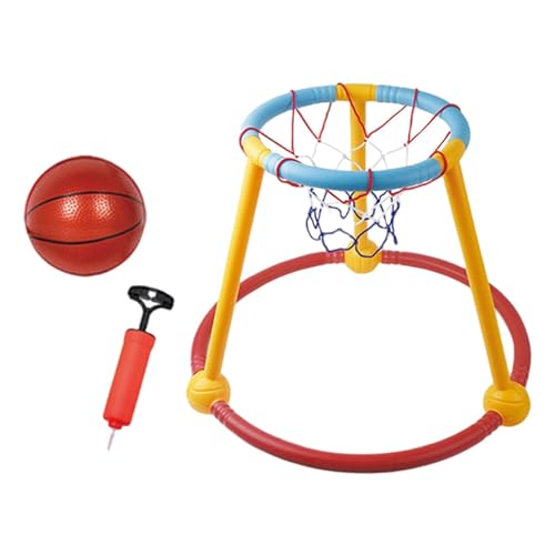 MagiDeal Pool-Basketballkorb, Schwimmbecken-Basketballkorb, Wasser-Basketballständer mit Pumpe, Pool-Spiele, Spielzeug für den Innenbereich, Mädchen von MagiDeal