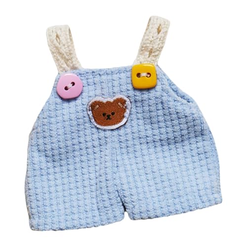 MagiDeal Puppen-Bodysuit, Puppen-Overall, Wechselkleidung, DIY-Zubehör, Rollenspiel, Spielzeug, Geschenke, handgefertigtes Puppen-Kleidungsset, Blau von MagiDeal