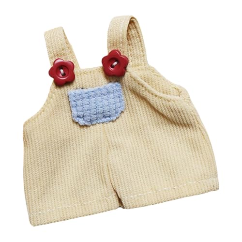 MagiDeal Puppen-Bodysuit, Puppen-Overall, Wechselkleidung, DIY-Zubehör, Rollenspiel, Spielzeug, Geschenke, handgefertigtes Puppen-Kleidungsset, Kaffee von MagiDeal