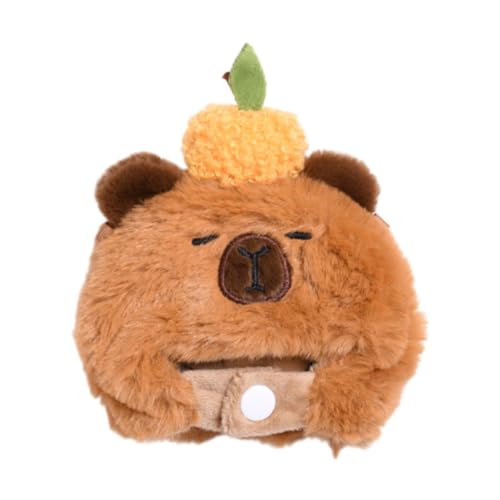 MagiDeal Puppen Capybara Hut Kostüm ACCS, handgemachte Kopfbedeckung Miniatur Mütze für 15-17cm Puppen verkleiden Geburtstagsgeschenke von MagiDeal