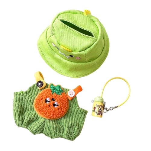 MagiDeal Puppen Hosen Bekleidungs zubehör, Puppen Kleidung und Accessoires, Puppen Outfits, Puppen Bekleidungs zubehör für Anhänger Puppe, Orangefarbenes Flaschenset von MagiDeal