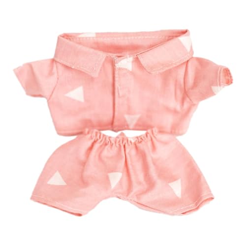 MagiDeal Puppenkleidung DIY Puppenspielzeug Modisches Puppenzubehör Kostüme Bequeme Puppenkostüme Puppen-Outfit-Set Alter 5-7 8-10 Kinder, Rosa von MagiDeal