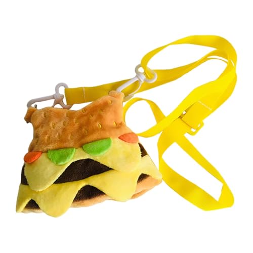 MagiDeal Puppenkleidung aus Plüsch für 20 cm, stilvoll, DIY-Kostüme, zum Anziehen, Zubehör für Plüschpuppen, Foto-Requisiten, Puppenkleidung, bequem, Hamburger von MagiDeal