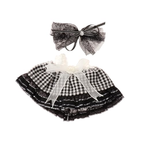 MagiDeal Puppenkleidung für 17 cm große Plüschpuppe, Puppenoutfit, Puppenkleid, Foto-Requisiten, Plüschpuppenzubehör, bequem, süße Puppenkleidung von MagiDeal