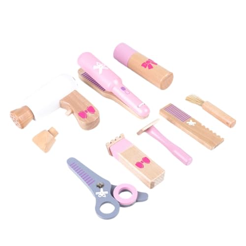 MagiDeal Schönheit Set Kinder Pretend Make- Friseur Spielzeug Styling Set Haare Schneiden Set Lustige Pretend Spielen Spielzeug Kleid up Zubehör von MagiDeal