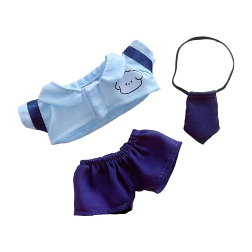 MagiDeal Schuluniform-Set für Modepuppen, Puppenkleidung, bezaubernd, schöne Alltagskleidung, handgefertigtes Accessoire für 15 cm große Anhängerpuppe, Junge von MagiDeal