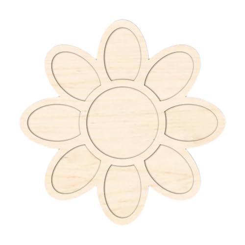 MagiDeal Sensorisches Tablett aus Holz, sensorisches Spielzeug, frühes Lernspielzeug, motorische Fähigkeiten, sensorisches Aktivitätsbrett für Kinder, Blume von MagiDeal