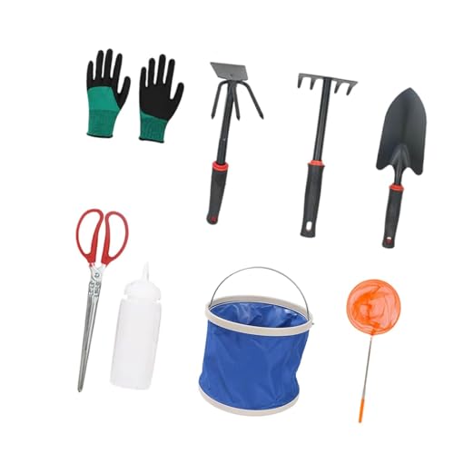 MagiDeal Strandspielzeug-Set für, Sandspielzeug, Siebspiel, Sommer, Sandkastenspielzeug zum Graben im Freien, Strandeimer für Mädchen, Erwachsene, M MagiDeal Strandspielzeug-Set für, Sandspielzeug, Siebspiel, Sommer, Sandkastenspielzeug zum Graben im Freien, Strandeimer für Mädchen, Erwachsene, M von MagiDeal