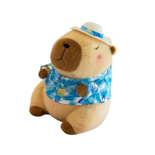 MagiDeal Süßes Capybara-Kuscheltier, Capybara-Plüschtier, 40 cm, Plüsch-Capybara-Puppe als Geschenk, für Jungen und Mädchen, für Familienkinder, BLAU von MagiDeal