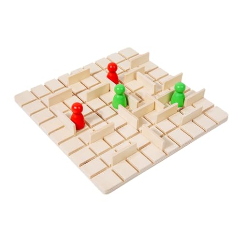 MagiDeal Tischbrettspiel, Strategiespiel für die ganze Familie aus Holz, Puzzlespiel zur Hand-Augen-Koordination für Kinder, Denksportspiel, Strategiespiel für von MagiDeal