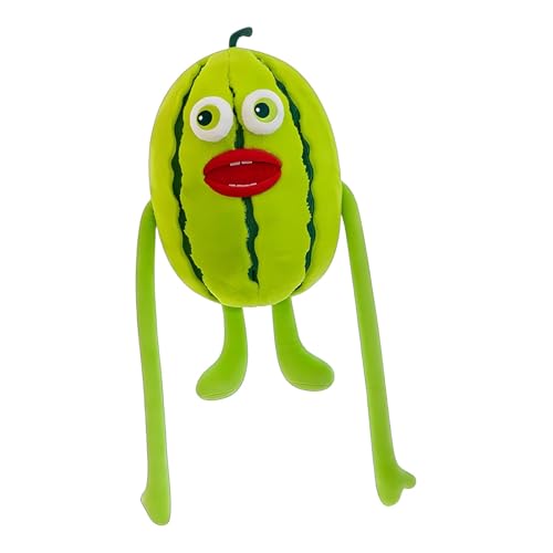 MagiDeal Wassermelonen-Plüschtier, umarmendes Plüschtier, Schlafzimmerdekoration, süße weiche Plüschkissen, Cartoon-Plüschpuppe für Jungen, Mädchen, Kinder, 80cm von MagiDeal