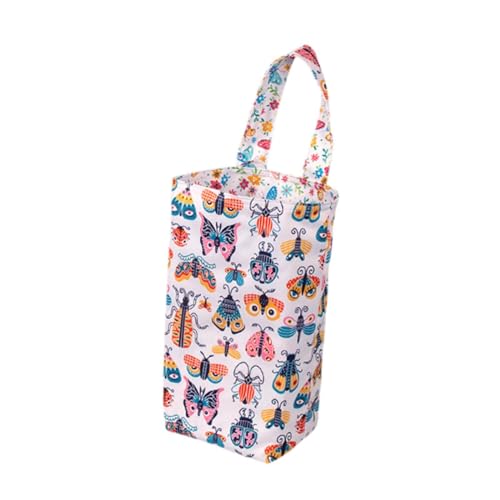 MagiDeal Wickeltasche aus Stoff für Babys, Windel-Organizer-Tasche, multifunktionale Aufbewahrungstasche, Wickeltasche, wasserdicht, für den Außenbereich, Schmetterling von MagiDeal