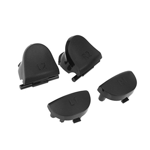 Tasten R2 L2 L1 R1 Button Trigger Knopf Kappen Spring Set für PS4 Controller von MagiDeal