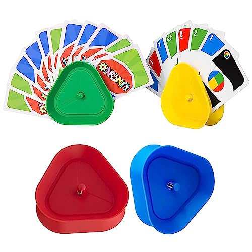 Kartenhalter Kinder Spielkarten, 4 Stück Spielkartenhalter, Kartenhalter, Kartenspiel, Card Holder, Kartenhalter Kinder, Spielkartenständer, Freisprech Kartenständer, Kinder Kartenspiel Halter von MagiSel