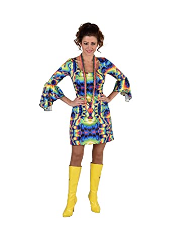 Magic By Freddy's Duizelingwekkende Olie Spots Hippie 70s Jurk Vrouw von Magic By Freddy's