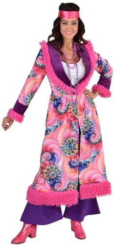 Magic By Freddy's Hippie Lost In Pink Flower World Vrouw Kostuum von Magic By Freddy's