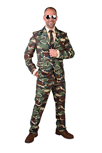 Magic By Freddy's Uitgaanstenue Camouflage Soldaat Man Kostuum von Magic By Freddy's