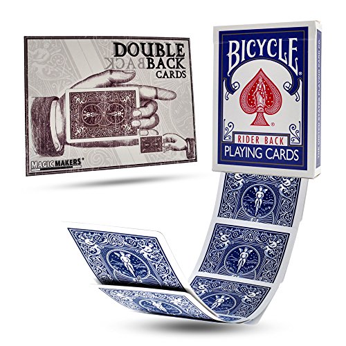 Bicycle Double Back Blue Blue Magic Playing Cards by MagicMakers von Magic Makers