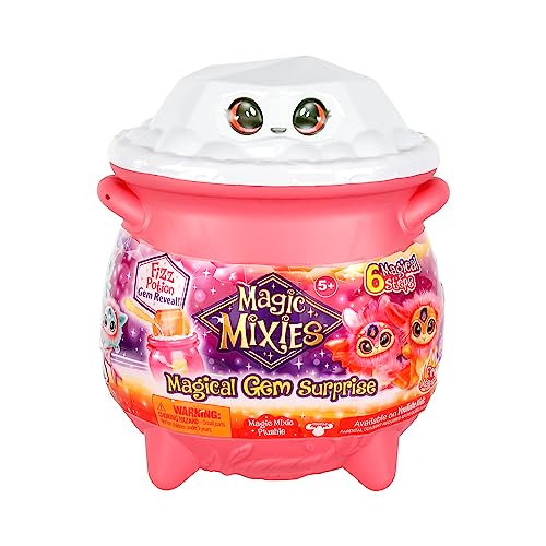 COOKEEZ MAKERY Magic Mixies Magischer Feuermagie-Zauberkessel mit Zubehör für magische Erschaffung des Plüschtiers; Spielzeug ohne Elektronik von COOKEEZ MAKERY