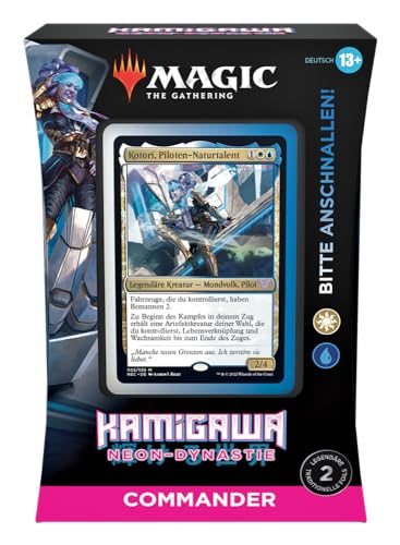 Magic The Gathering TCG MTG Kamigawa: Neon-Dynastie Commander Deck DE, Bitte Anschnallen von Magic the Gathering TCG