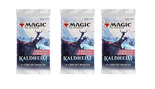 3 Packs Magic: The Gathering Set Booster Pack Lot MTG Kaldheim von Magic The Gathering