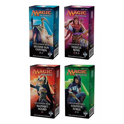 ALL 4 MTG Magic Challenger Decks: Hazoret Aggro Vehicle Rush Control Counter von Wizards of the Coast