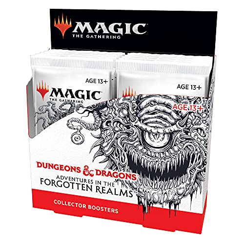 Magic The Gathering C87500001 Adventures in The Forgotten Realms Collector's Booster Box Zubehör, Mehrfarbig von Magic The Gathering