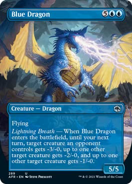 Blauer Drache - Randlos von Magic The Gathering