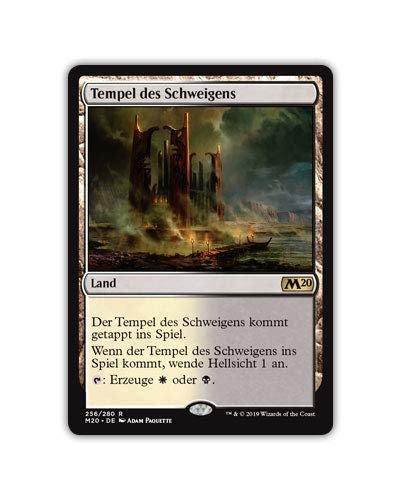 MTG Magic The Gathering Hauptset M20 - Mythic Rare Karten und Planeswalker - deutsch (#256 Tempel des Schweigens) von Magic The Gathering