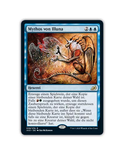 MTG Magic The Gathering Ikoria Reich der Behemoths - Mythic Rare Karten und Planeswalker - deutsch (#058 Mythos von Illuna) von Magic The Gathering