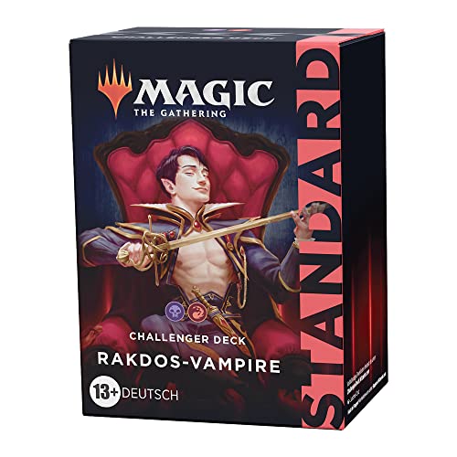 Magic The Gatherin Magic: The Gathering Challenger Deck 2022 – Rakdos-Vampire (Schwarz-Rot) von Wizards of the Coast