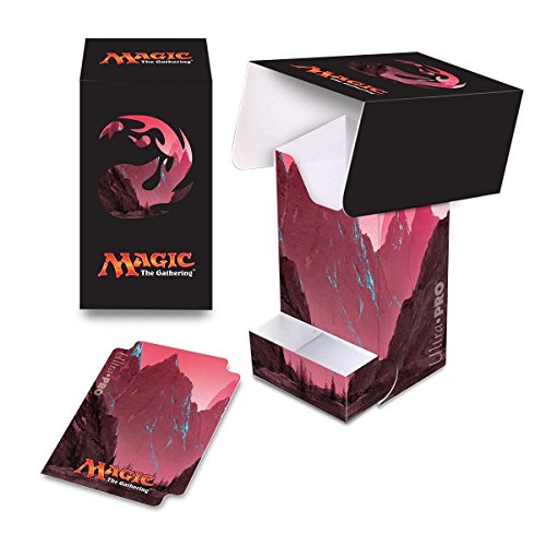 Ultra PRO Magic: the Gathering Mana 5 "Mountain Vollsicht-Deck-Box mit Würfelablage von Magic The Gathering