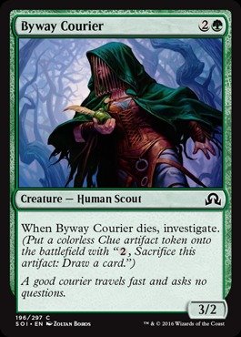 Magic The Gathering - Byway Courier (196/297) - Shadows Over Innistrad - Foil von Magic The Gathering