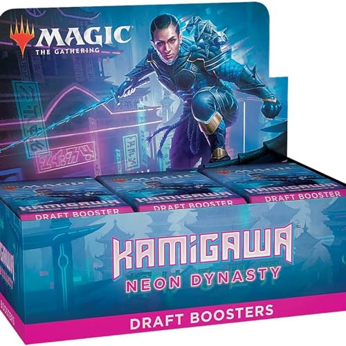 Magic The Gathering C91980001 Kamigawa Neon Dynasty Draft Booster-Paket, Mehrfarbig von Magic The Gathering