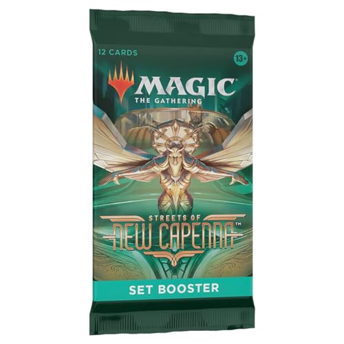 Wizards of the Coast Magic The Gathering Streets of New Capenna Set Booster Pack (14 Karten, 1 x Booster, Folie & Kunstkarte garantiert) von Wizards of the Coast