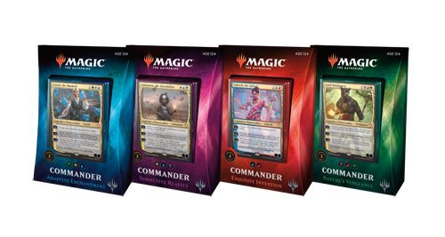 Magic The Gathering Commander 2018 Set of All 4 Decks - Deutsch - MTG von Magic The Gathering