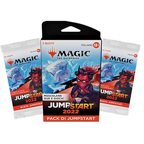 Magic The Gathering D0886103 Packung mit 2 Umschlägen Jumpstart-Erweiterung 2022 (italienische Version), Singles, Mehrfarbig von Magic The Gathering