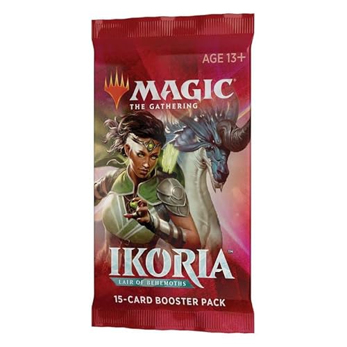 Magic The Gathering Ikoria Lair of Behemoths Booster (Einzelpackung) - Sammlungskarte - Card Game Booster - 15 Stück von Magic The Gathering